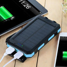 High-Capacity Solar Power Bank – 500000mAh Waterproof Charger with Dual USB and Built-In Flashlight 1