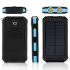 High-Capacity Solar Power Bank – 500000mAh Waterproof Charger with Dual USB and Built-In Flashlight 2