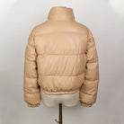 Hovis - Women's quilted jacket made of water-repellent leather 4