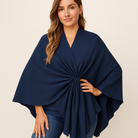 Isabella Wrap | Luxury Women's Wrap Poncho with Waistband 0