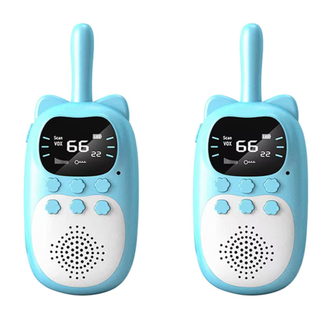 Kids Rechargeable Walkie Talkies – Long Range 3 km, Durable Design with Bright Colors 0