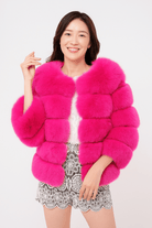 Kirsten | Women's Short Fluffy Faux Fur Winter Jacket 17