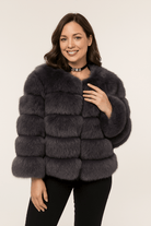 Kirsten | Women's Short Fluffy Faux Fur Winter Jacket 22