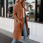 Kylie | Elegant Knitted Winter Suede Coat 1
