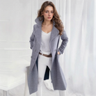 Ladies Long Casual Coat Elegant 1