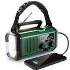 LifeLink Emergency Radio – Solar Panel and Hand Crank Powered, with NOAA Access, Integrated Flashlight, and USB Charger for a Compact Survival Device. 0
