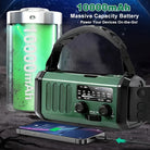 LifeLink Emergency Radio – Solar Panel and Hand Crank Powered, with NOAA Access, Integrated Flashlight, and USB Charger for a Compact Survival Device. 1
