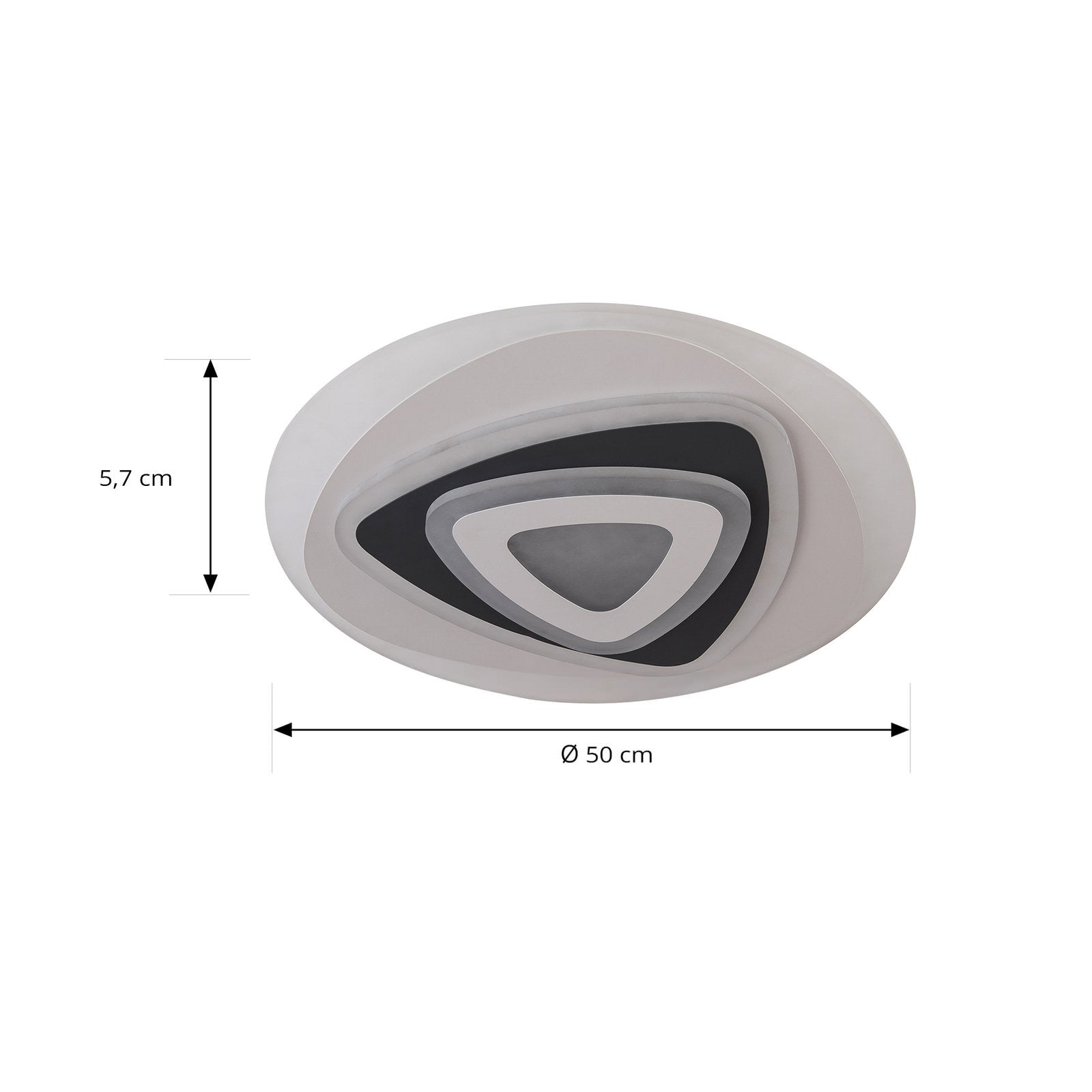 Lightrix | Modern Adjustable LED Flush Mount Ceiling Light Fixture 4