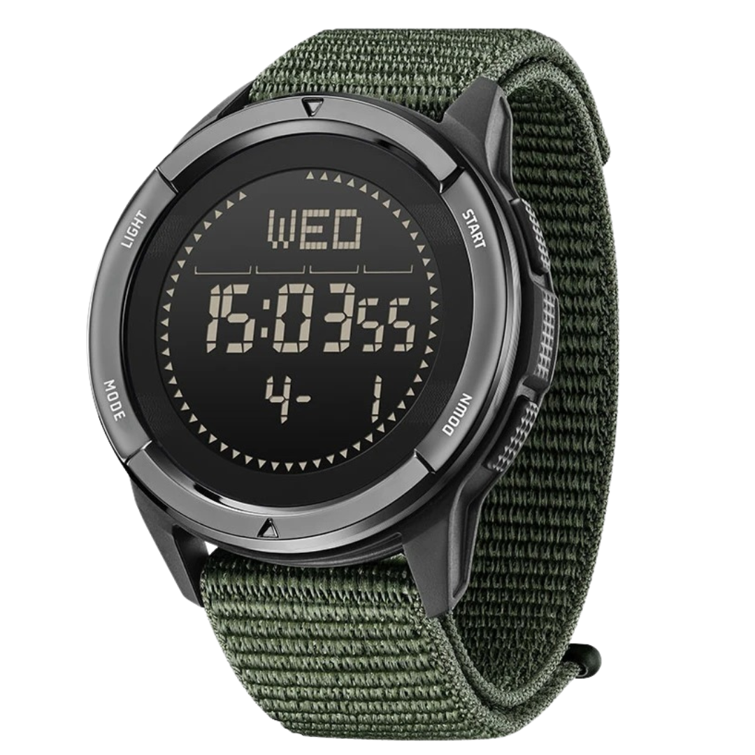 Lightweight Waterproof Adventure Watch with Carbon Fiber Design, GPS, Heart Rate Monitor, and Compass 1