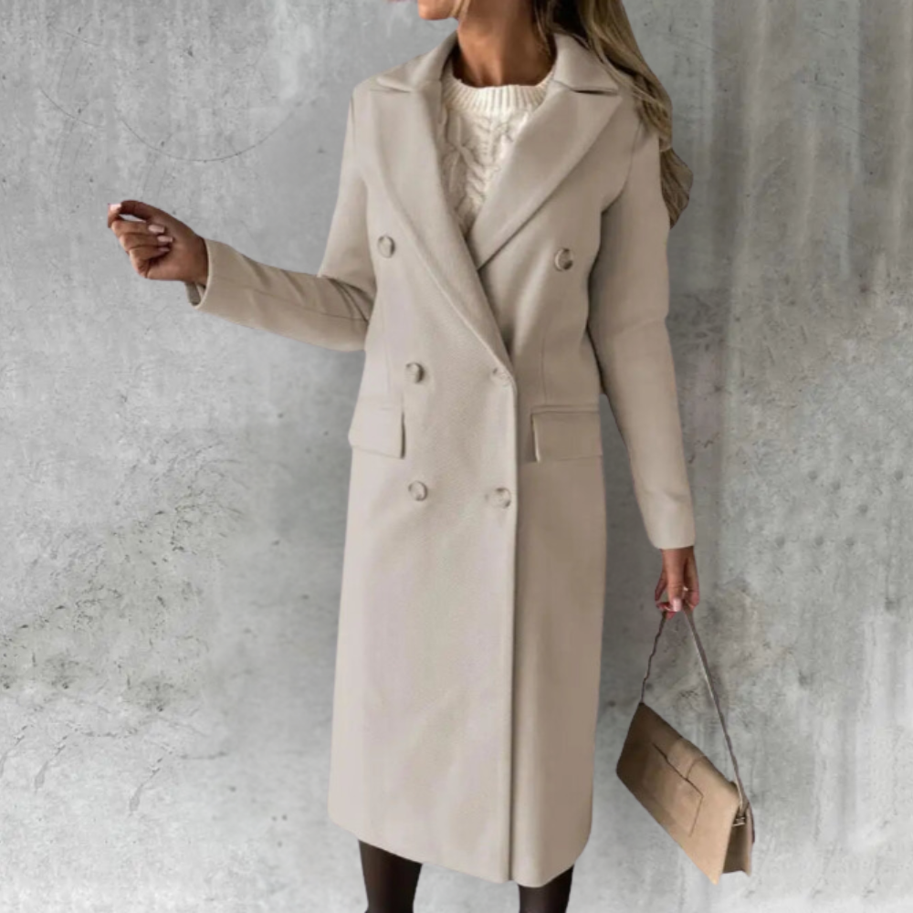 Luciana | Elegant Women's Long Trench Coat – Classic Style with Lasting Comfort 4