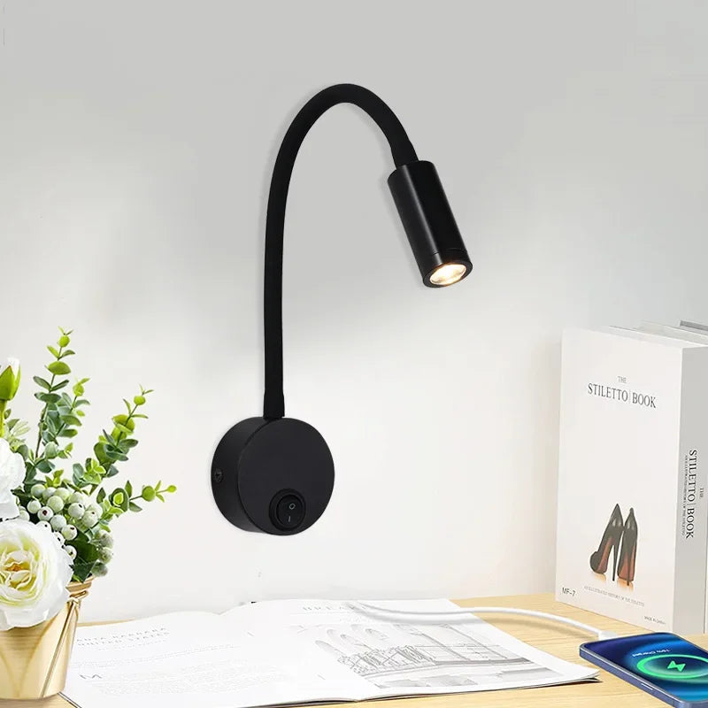 LuminaFlex | Adjustable LED Wall Light for Focused Reading and Workspaces 5
