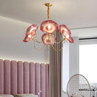 Lunaro | Elegant Lotus Leaf Chandelier for Home Interiors 2