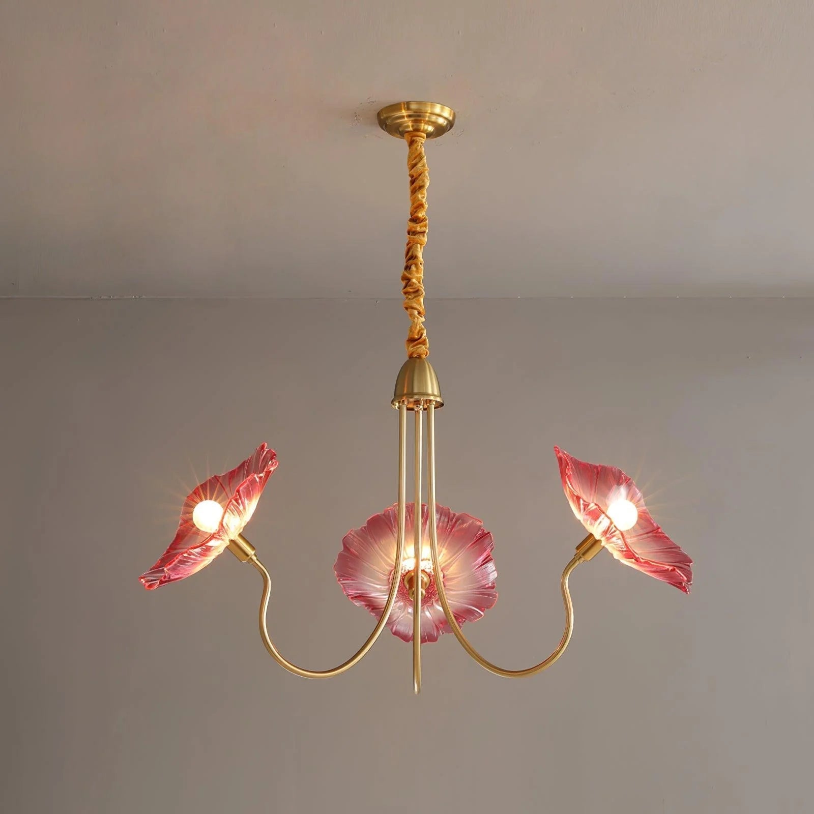 Lunaro | Elegant Lotus Leaf Chandelier for Home Interiors 7
