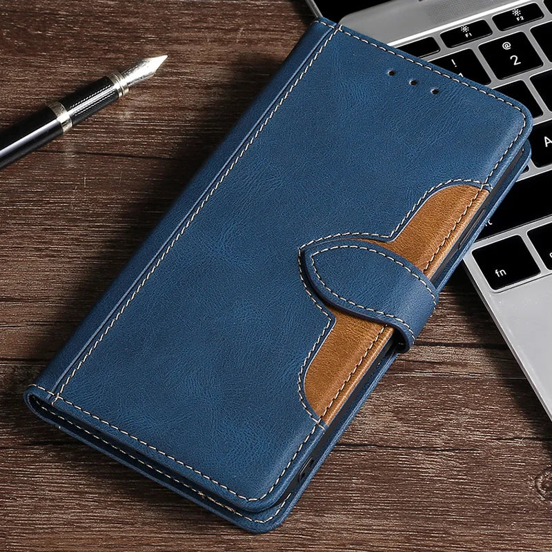 LuxurCase | Premium Magnetic Leather Wallet Case for iPhone 7