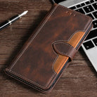 LuxurCase | Premium Magnetic Leather Wallet Case for iPhone 8