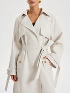 Lyanna | Belted Double-breasted Trench Coat 2