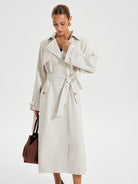 Lyanna | Belted Double-breasted Trench Coat 4