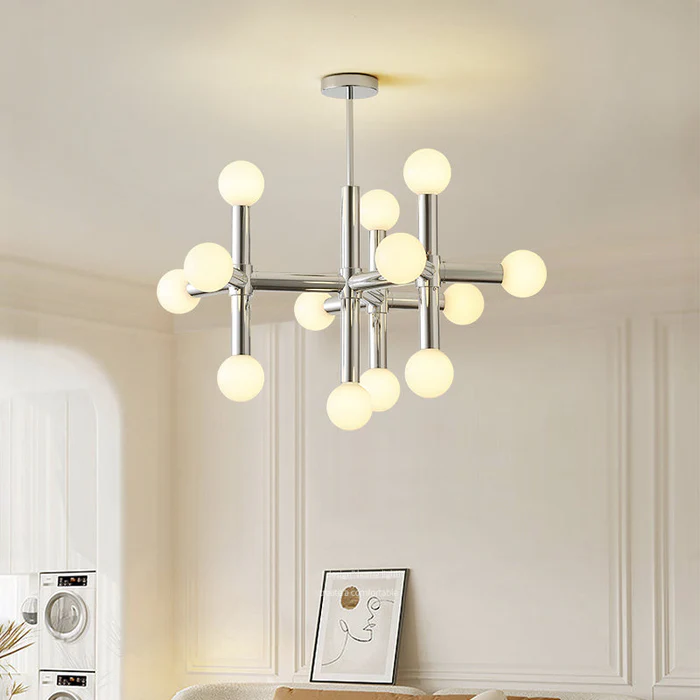 Lysiq | Bauhaus-Inspired Metal Chandelier for Modern Spaces 3