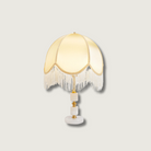 MarbleCharm – Rustic Table Lamp with Tassel Accent 0