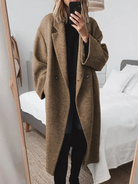 Marigold | Women's Stylish Oversized Coat – Longline Elegance for Winter 0