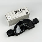 Men's Retro Motorcycle Goggles Fit Over Glasses Durable UV Protection HD Lens 8
