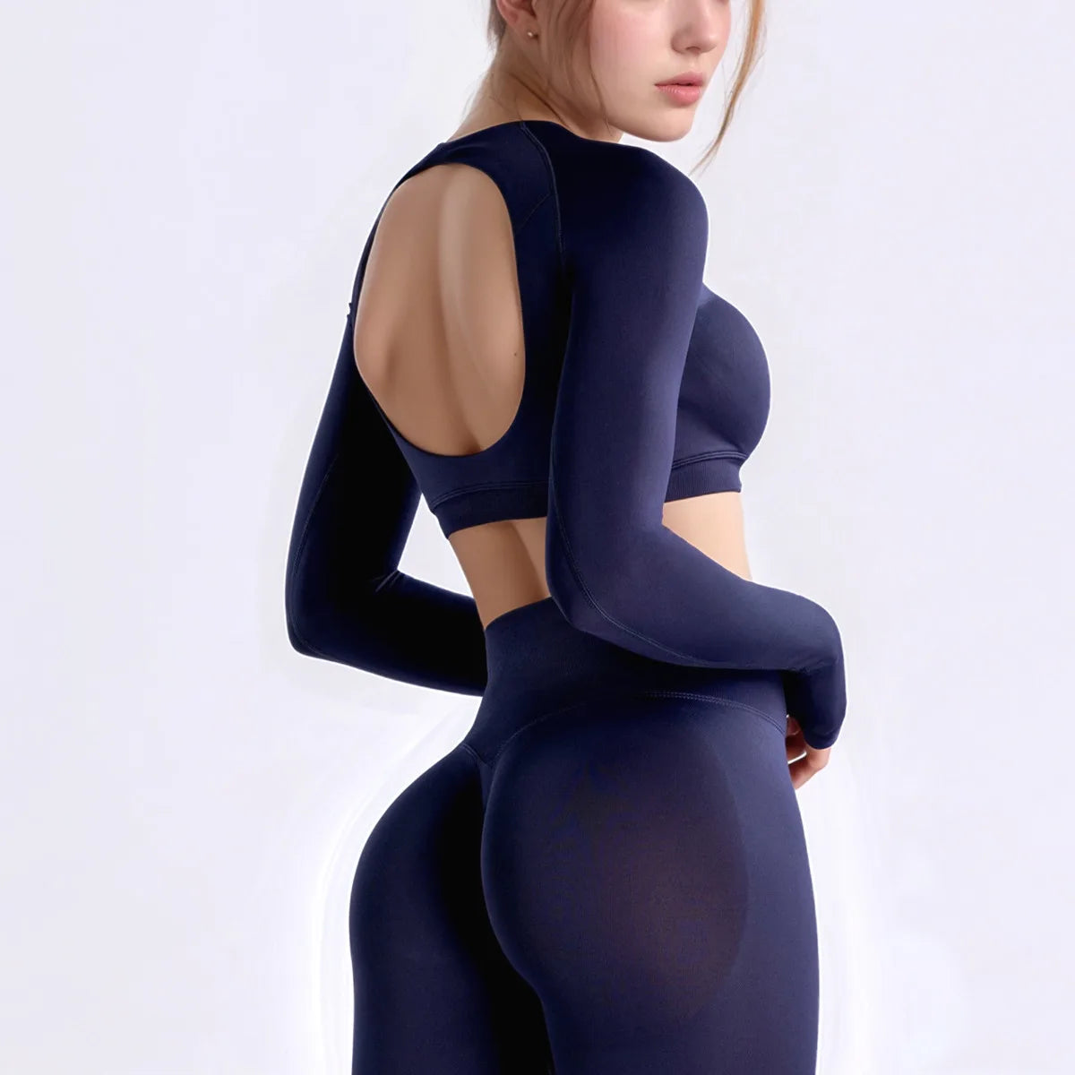 Mia | Elegant Long Sleeve Crop Top for Women 3