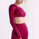 Mia | Elegant Long Sleeve Crop Top for Women 5