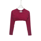 Mia | Elegant Long Sleeve Crop Top for Women 7