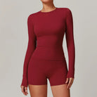 Mia | Stylish Breathable Long Sleeve Yoga Top for Women 11