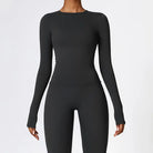 Mia | Stylish Breathable Long Sleeve Yoga Top for Women 2