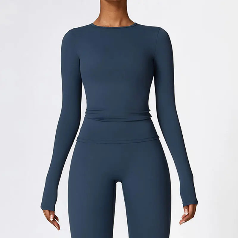 Mia | Stylish Breathable Long Sleeve Yoga Top for Women 3