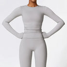 Mia | Stylish Breathable Long Sleeve Yoga Top for Women 4