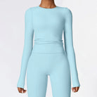 Mia | Stylish Breathable Long Sleeve Yoga Top for Women 6
