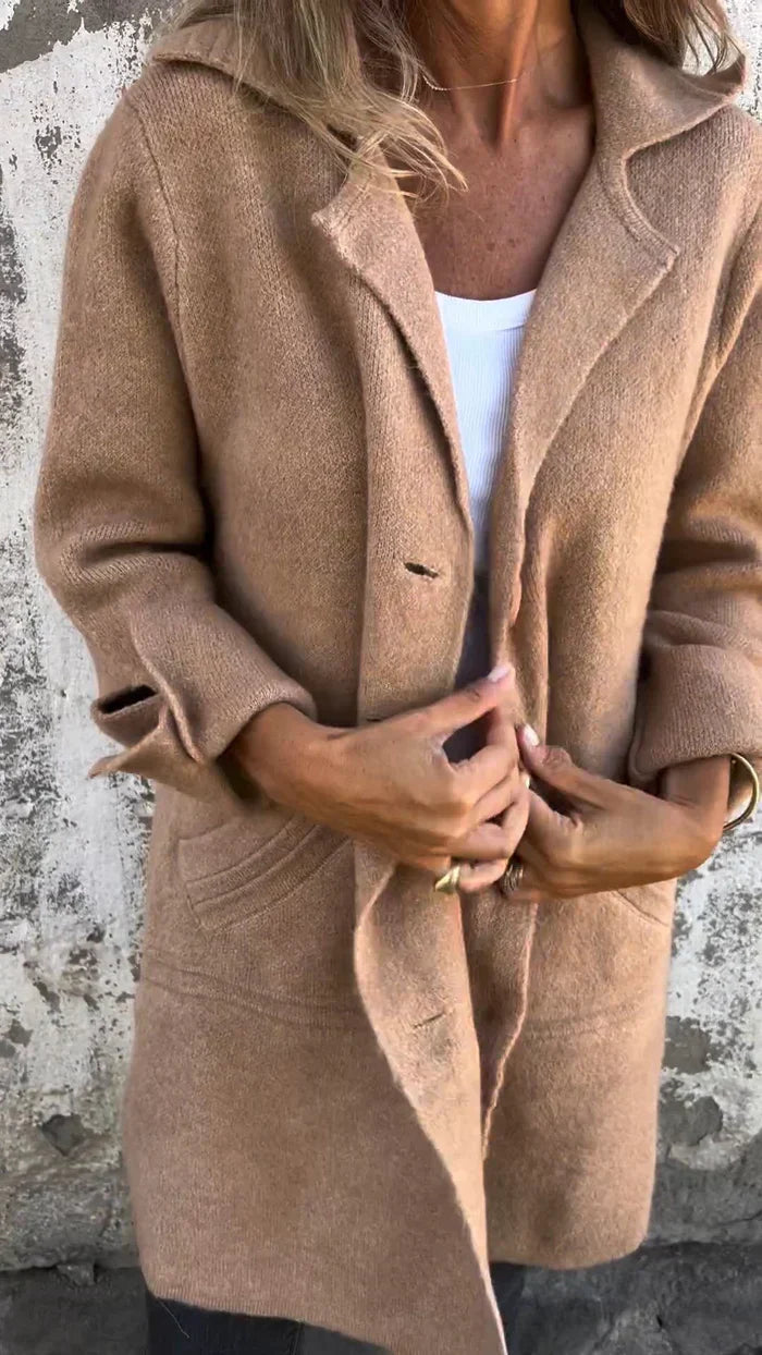 Mireille | Elegant Women's Long Coat – Wool Blend Design with Lasting Charm 6