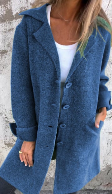 Mireille | Elegant Women's Long Coat – Wool Blend Design with Lasting Charm 8