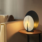 MoonLuxe – Elegant Alabaster Disk Lamp 2