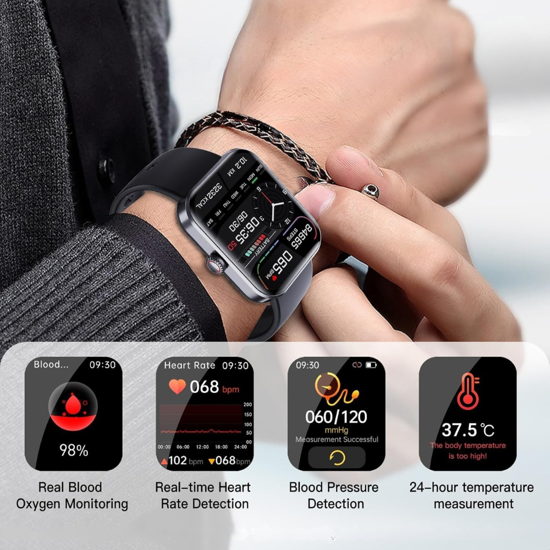 Non-Invasive Glucose Tracker Smartwatch for Daily Monitoring 3