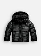 Noor Valente | Luxury Slim Fit Puffer Jacket with Glossy Finish 0