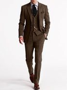 Old-School Luxe 3-Piece Suit – Men's Vintage Tailored Fit for Distinguished Style and Enduring Class 10