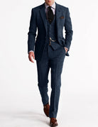 Old-School Luxe 3-Piece Suit – Men's Vintage Tailored Fit for Distinguished Style and Enduring Class 11