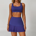 Olivia | Chic High-Waisted Pleated Tennis Skirt Set 11