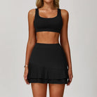 Olivia | Chic High-Waisted Pleated Tennis Skirt Set 3