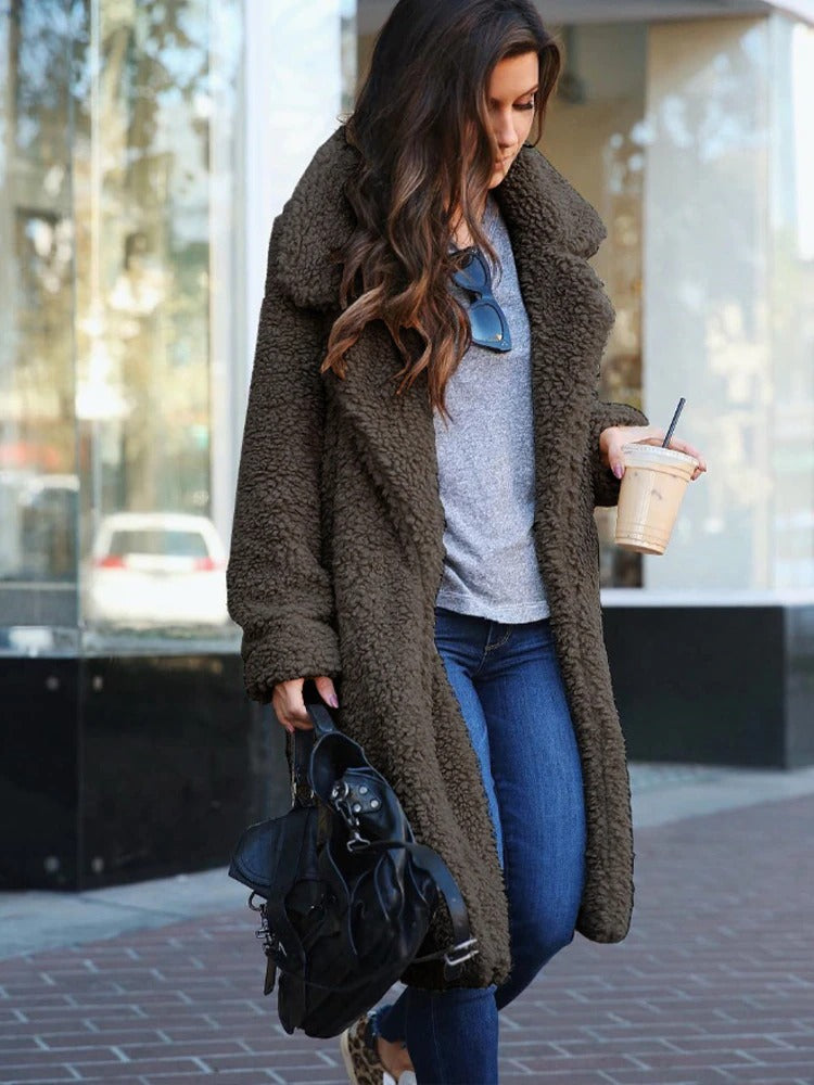 Ophelia | Cozy Women's Teddy Coat – Oversized Winter Design with Modern Style 4