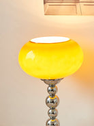 OrbitLume – Stylish Space-Age Glass and Chrome Table Lamp 6