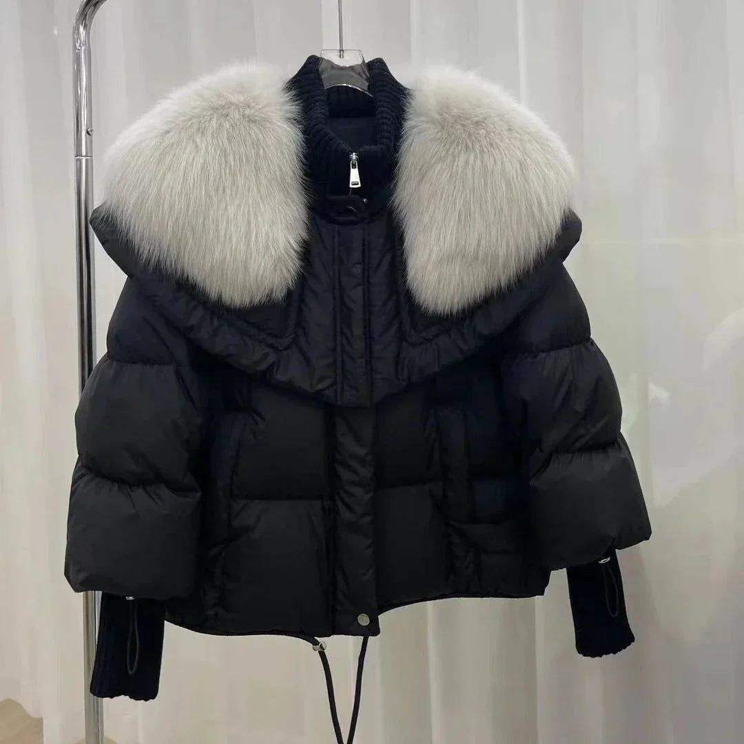 Oslo | Women's Short Coat with Padded Hood for Winter 7