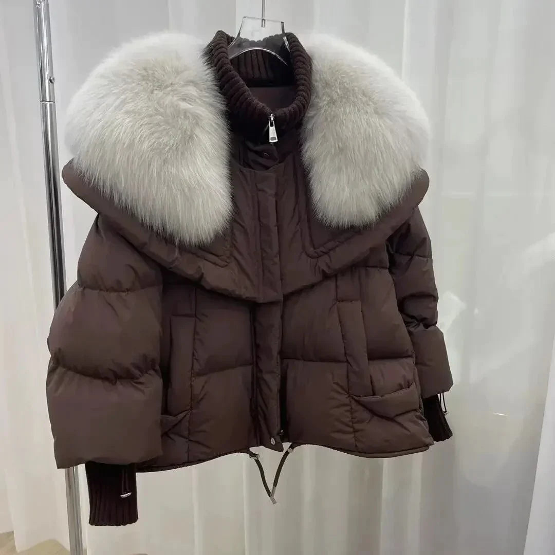 Oslo | Women's Short Coat with Padded Hood for Winter 8