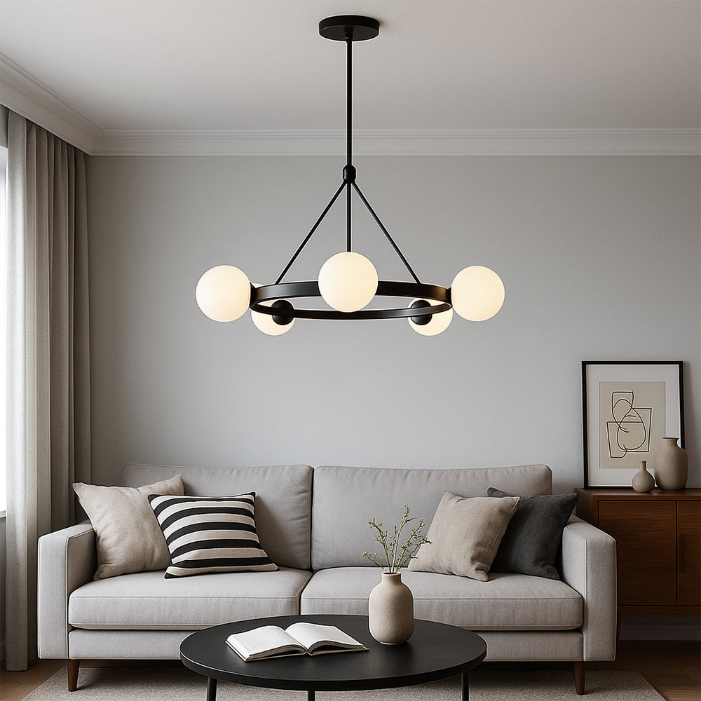 Ostra | Nordic 5-Head Minimalist Chandelier Design 0
