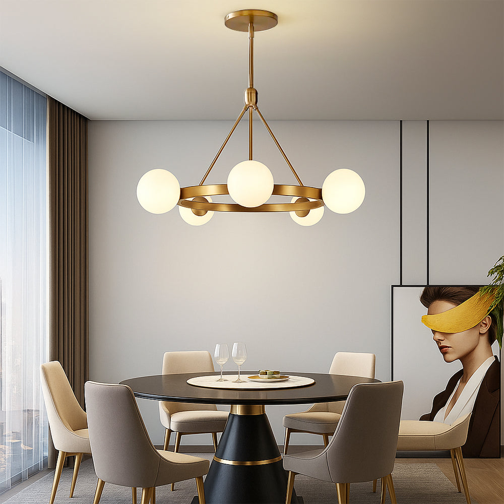 Ostra | Nordic 5-Head Minimalist Chandelier Design 1