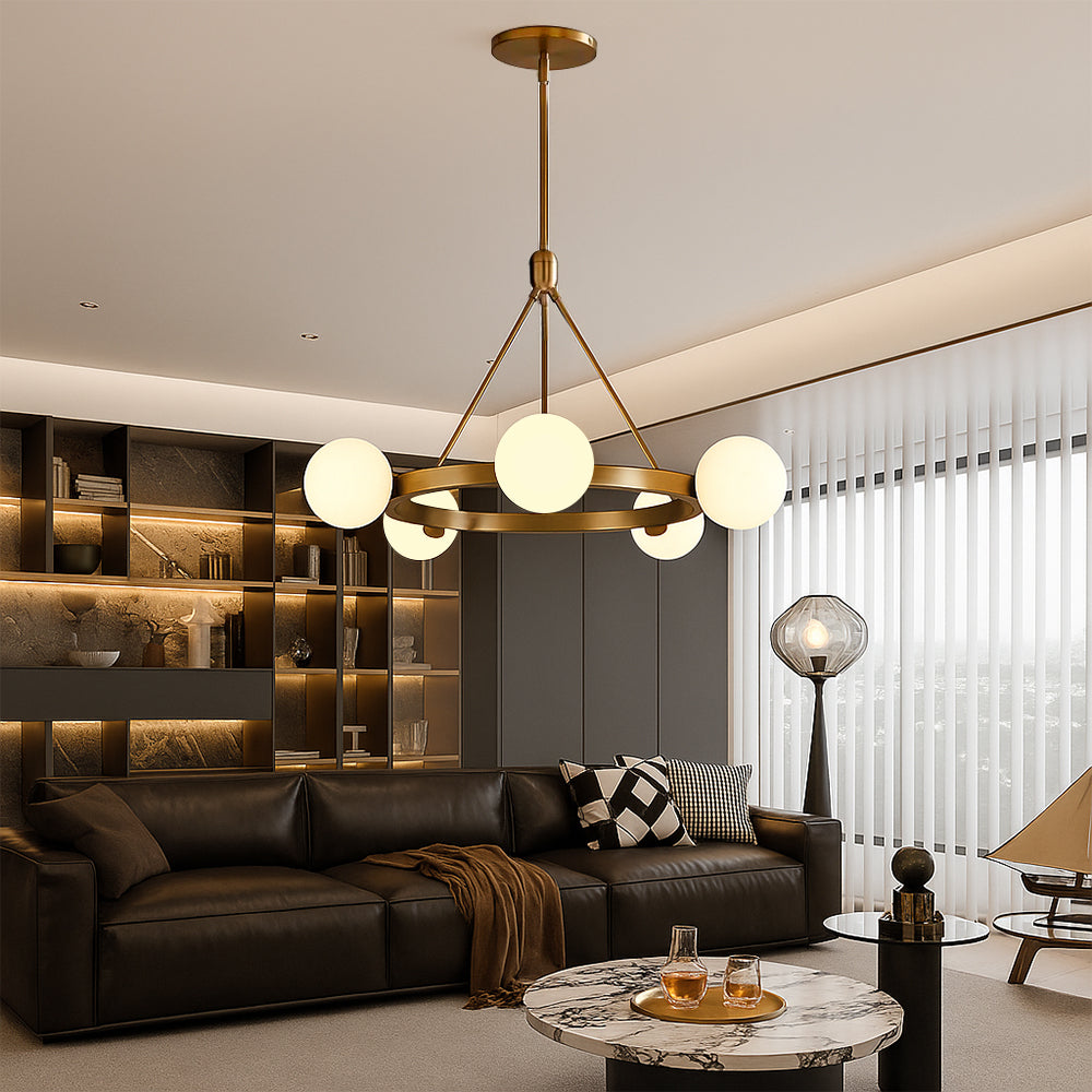 Ostra | Nordic 5-Head Minimalist Chandelier Design 3