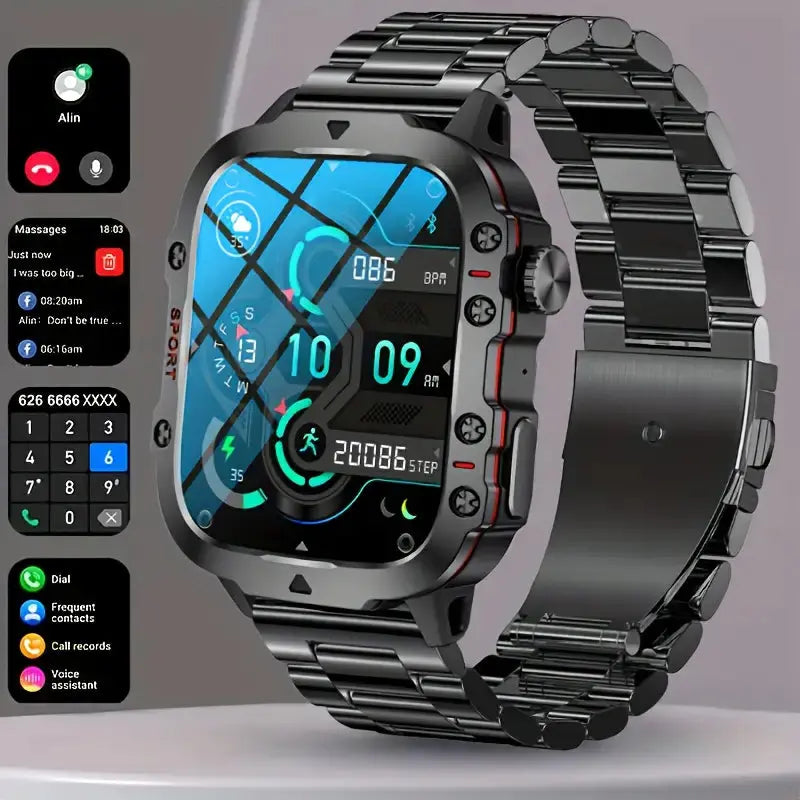 OutdoorExplorer | Durable Smartwatch with Health Tracking and 100+ Sports Modes 1